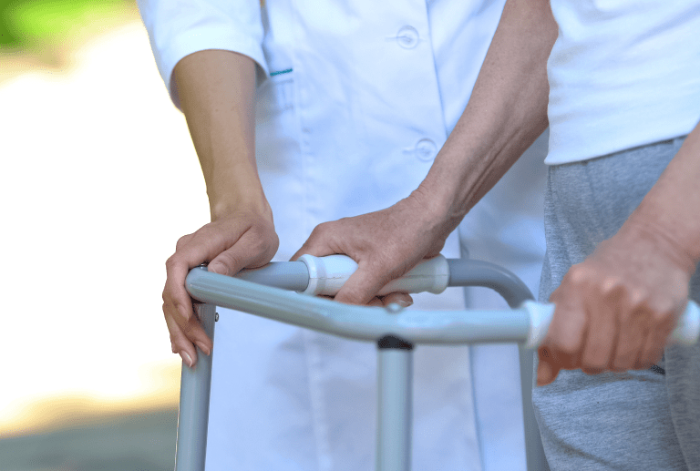 Hospice care equipment delivery